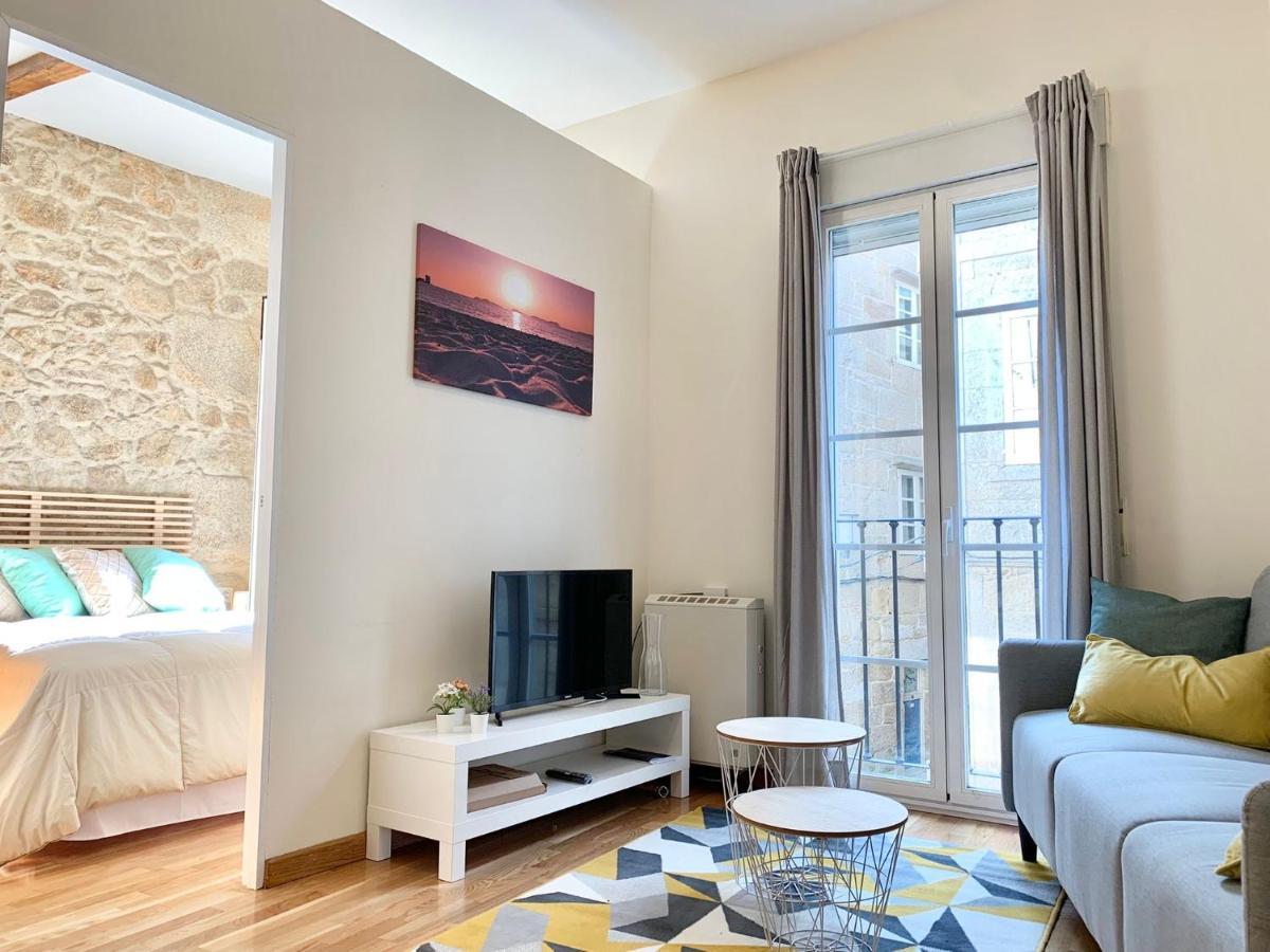 Precioso Apartamento En El Casco Vello De Vigo Exterior foto